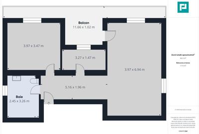 Apartament cu 2 camere, terasă generoasă – Moșnița - 22