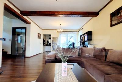 Casa individuala cu 3 dormitoare, teren 720 mp, mobilata