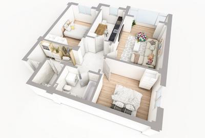 COMISION 0% ! 3 CAMERE BLOC NOU POPAS PACURARI - 6