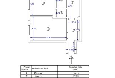 COPOU – GAUDEAMUS – Etaj 1, Apartament 2 camere - 2