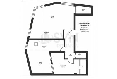 REA1026949 3 Camere - 103 mp utili - bloc premium 2026 - 12