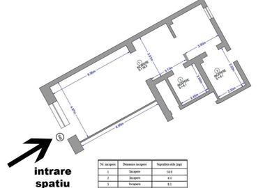 Spațiu comercial, de 70 mp, în Central