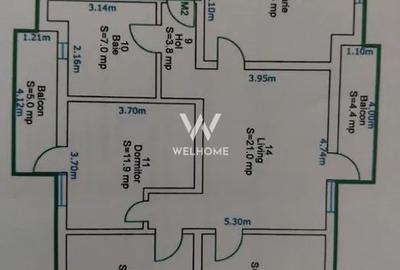 Apartament 4 camere, 82 mp, mobilat, zona Mihai Viteazul - 10