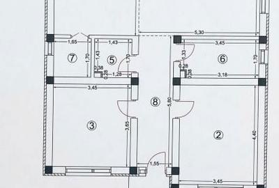 Casă cu 3 camere în Săftica - 9