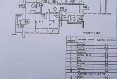 Apartament cu 4 camere decomandat în Cantacuzino - 1