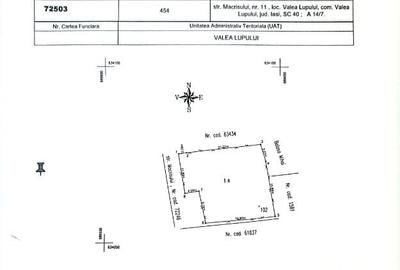 Teren intravilan 454 mp Valea Lupului, str. Macri?ului - 1