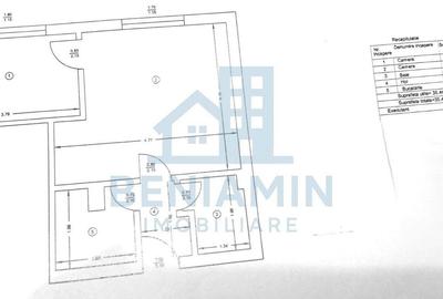 Apartament cu 2 camere în Central