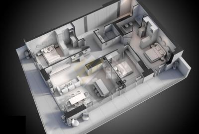 Apartament cu 4 camere semidecomandat în Petricani - 1