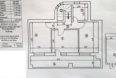 Penthouse cu 4 camere decomandat în Centrul Civic - 4