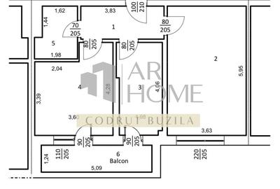Apartament cu 2 camere în Albert - 8