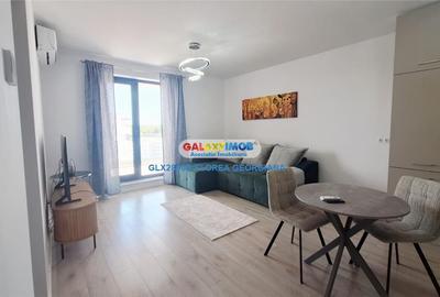 Apartament cu 2 camere semidecomandat, mobilat în Băneasa