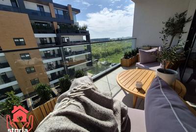 Apartament cu 2 camere, mobilat în Băneasa - 6