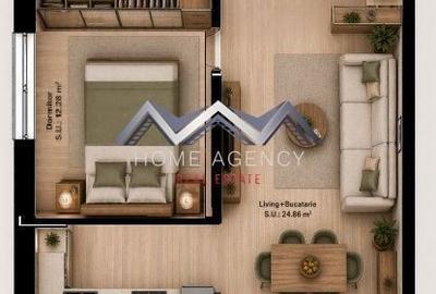Apartament cu 2 camere în Central - 7