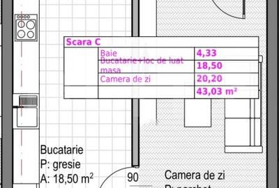 Apartament cu 1 camera + bucatarie inchisa, Soporului – aproape de Iulius Mall - 1