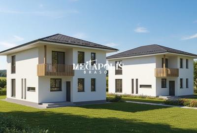 Casă individuală cu 4 camere cu Teren 350 Mp în Tărlungeni - 1