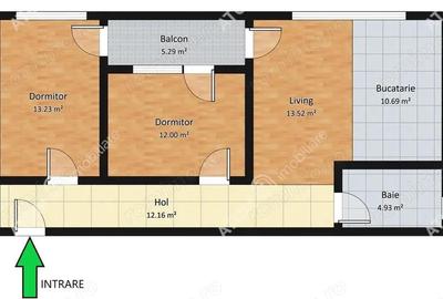 Apartament cu 3 camere si balcon in zona Shopping City Selimbar Sibiu - 4