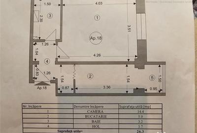 Garsonieră decomandată, mobilată în Astra - 1