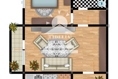 Apartament 2 camere  de vanzare  Alexandru cel Bun, - 2