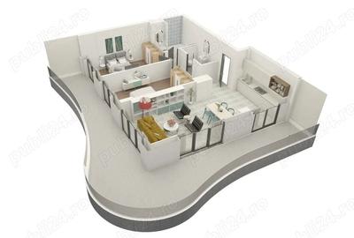 Apartament cu 3 camere decomandat, mobilat în Nord - 2