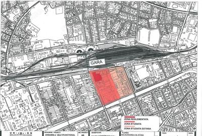 Teren de 8000 mp, în Gării