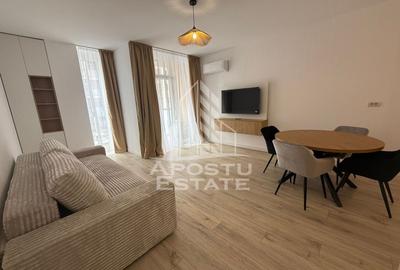 Apartament cu 2 camere nedecomandat, mobilat în Torontalului
