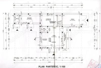 Casa la rosu cu 1000 mp teren in com Munteni, parter ?i mansarda - 20