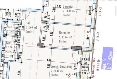 Apartament cu 3 camere semidecomandat în Mărăști - 4