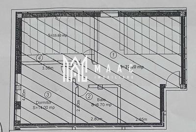 Apartament cu 3 camere decomandat, mobilat în Turnișor