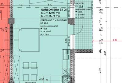 Garsonieră decomandată în Nord - 2