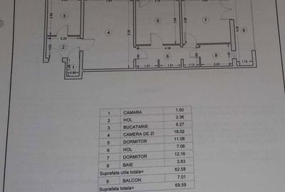 Apartament cu 3 camere semidecomandat în Berceni - 6