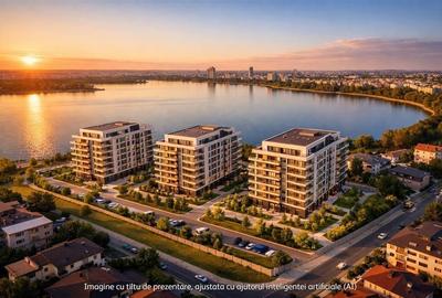 Teren 3771 mp,zona Lacul Morii, Vedere catre lac - 1