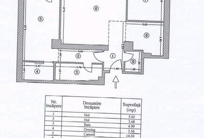 Apartament cu 3 camere, mobilat în Băneasa - 2