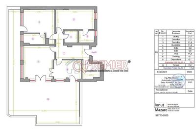 Apartament cu 3 camere în Central - 6