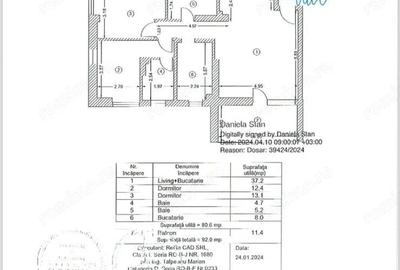 Apartament 3 camere 80,6MP | Sisesti | Vedere catre lac | - 11