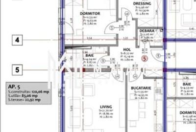 Apartament 3 camere | Curte 60 MP | Parcare | Selimbar - 23