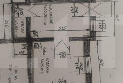 Casa cuplata, 51 mp utili+29mp teren pentru garaj, curte comuna, zona centrala