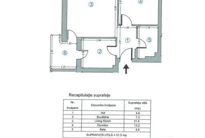 Apartament cu 2 camere decomandat în Central - 16
