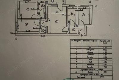 Apartament cu 3 camere în Dărmănești - 1