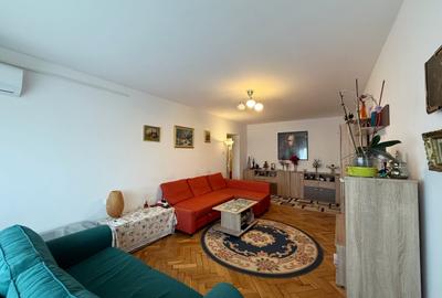3 cam- Kiseleff -str Serdarului -bloc 1979 -centrala proprie -95mp total - et 7 - 3