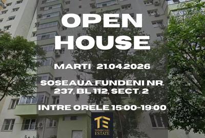 Apartament cu 2 camere semidecomandat, mobilat în Fundeni