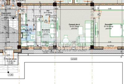 Apartament 2 camere  64 mp - Popas Pacurari loc de parcare inclus in pret Apartament 2 camere  64 mp - Popas Pacurari loc de parcare inclus in pret - 6