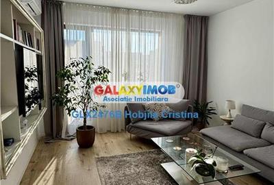 Apartament cu 2 camere semidecomandat, mobilat în Băneasa