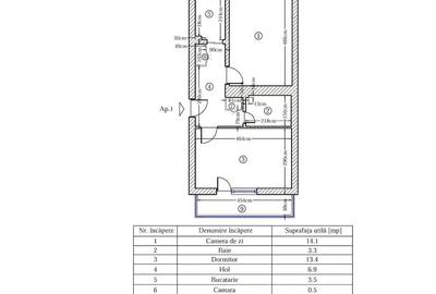 Apartament cu 2 camere decomandat în Central - 2