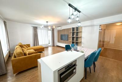 Apartament cu 3 camere semidecomandat, mobilat în Pipera - 5