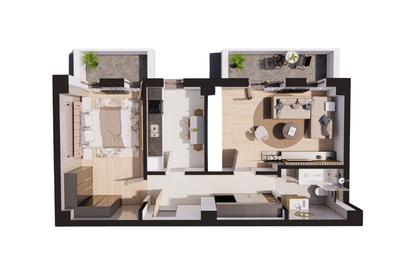 BLOC NOU KAUFLAND-PACURARI apartament cu 2 camere COMISION 0%! - 2