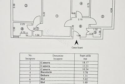 Apartament cu 3 camere semidecomandat în Micro 17 - 1
