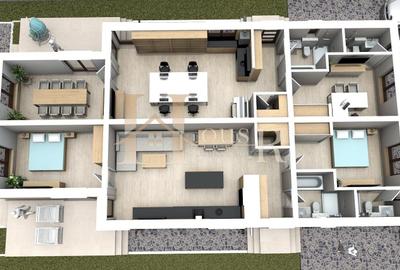 Duplex cu 3 camere cu Canalizare în Albina - 11