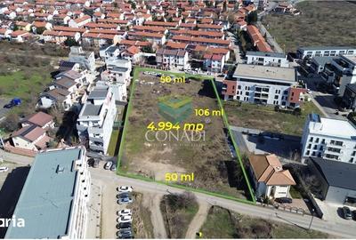 Teren de 4994 mp, în Central