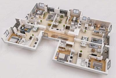 Apartament cu 3 camere semidecomandat în Central - 8