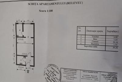 Garsoniera 32 mp, Titan, Str. C-tin Brancusi, Bl. M13, Parter - 11